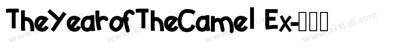 TheYearofTheCamel Ex字体转换
